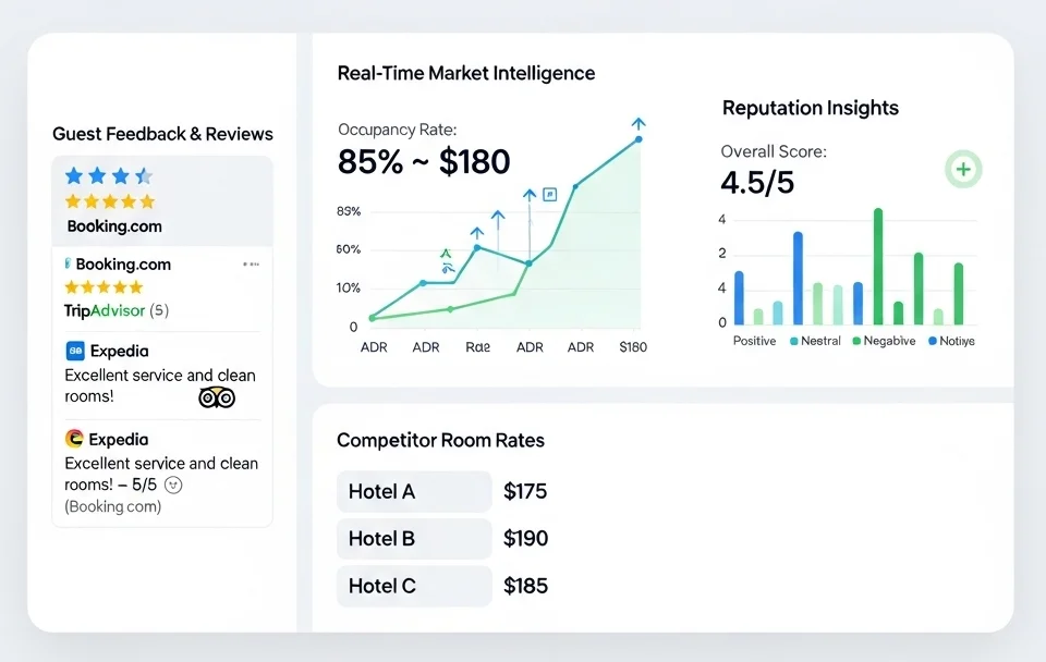 Revenue management analytics dashboard